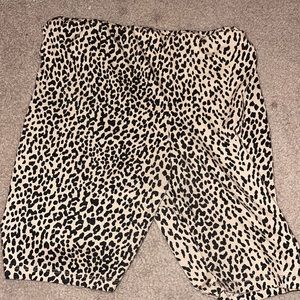 Adika cheetah biker shorts